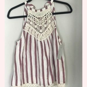 Cute lace tank top